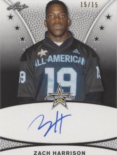 2019 Leaf Metal U.S. Army All-American Bowl Zach Harrison #TA-ZH1