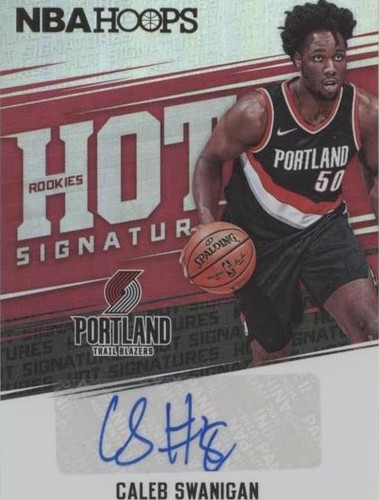 2017-18 Panini NBA Hoops - Caleb Swanigan #HSR-CS