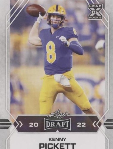 KENNY PICKETT 2022 LEAF DRAFT 1ST GRADED 10 ROOKIE CARD XRC