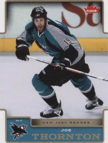 2006-07 Fleer - Joe Thornton #163