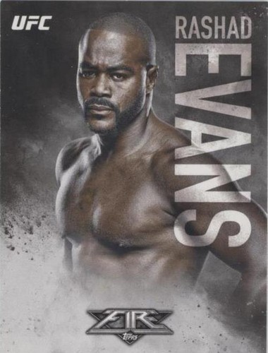 2017 Topps UFC Fire - Rashad Evans #20