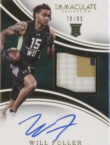 2016 Panini Immaculate Collection Collegiate Will Fuller V #106