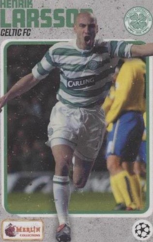2022-23 Topps Merlin Chrome UEFA CC Auto HENRIK LARSSON #AC