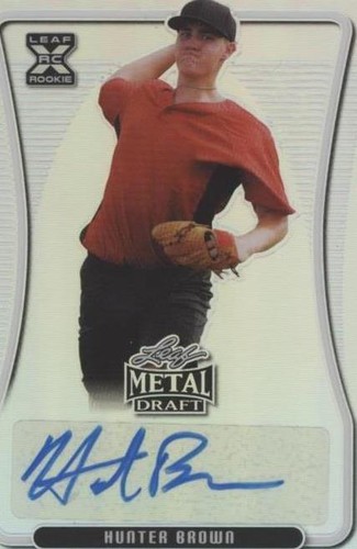 2020 Leaf Metal Draft - Hunter Brown #BA-HB1