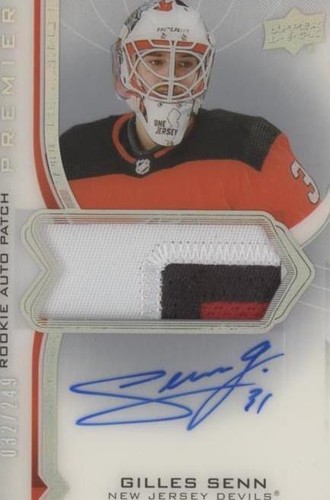 2020-21 Upper Deck Premier - Gilles Senn #AR-GS