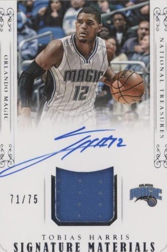 2014-15 Panini National Treasures - Tobias Harris #SM-TH