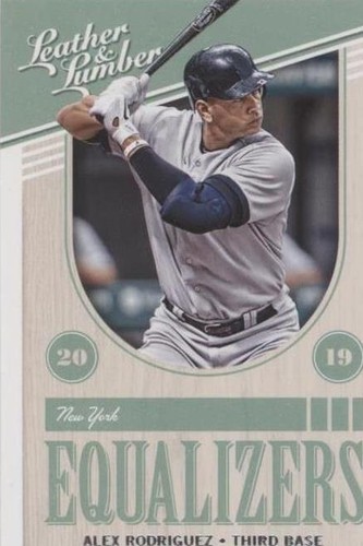 2019 Panini Leather & Lumber - Alex Rodriguez #EQ-6