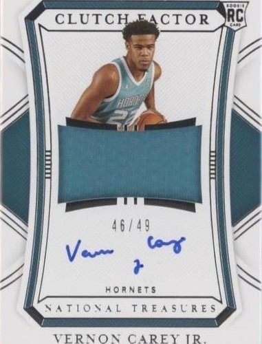 2020-21 Panini National Treasures - Vernon Carey Jr. #CF-VCJ
