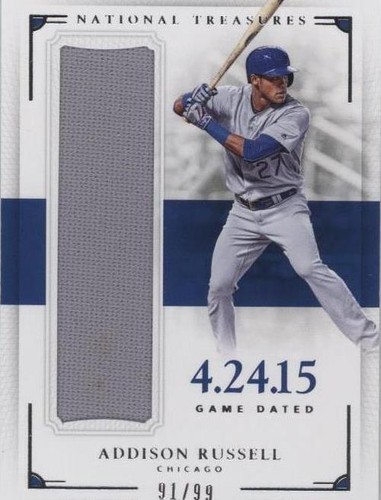 2016 Panini National Treasures - Addison Russell #GD-AR