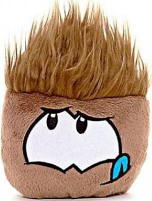 Club Penguin Series 11 Brown Puffle 4-Inch Plush