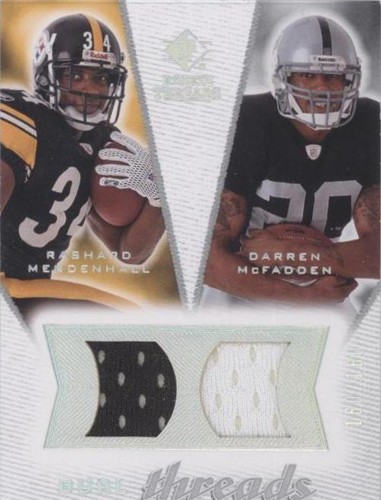 2008 SP Rookie Threads Darren McFadden Rashard Mendenhall #DT-MM