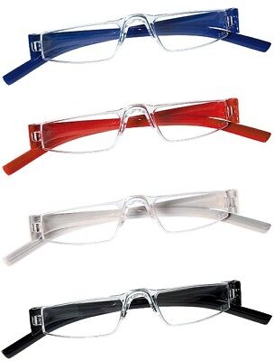 2 Stück Lesebrille randlos Unisex Lesehilfe Kunststoff Brille --->> Top Preis !!