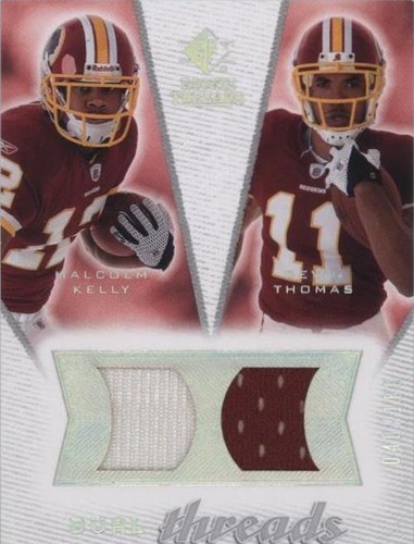 2008 SP Rookie Threads Devin Thomas Malcolm Kelly #DT-KT