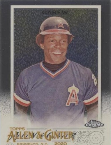 2020 Topps Allen & Ginter Chrome - Rod Carew #10
