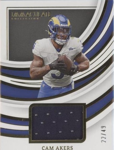 2022 Panini Immaculate Collection Cam Akers #REM-CAK