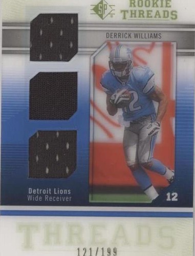 2009 SP Threads Derrick Williams #RT-DW