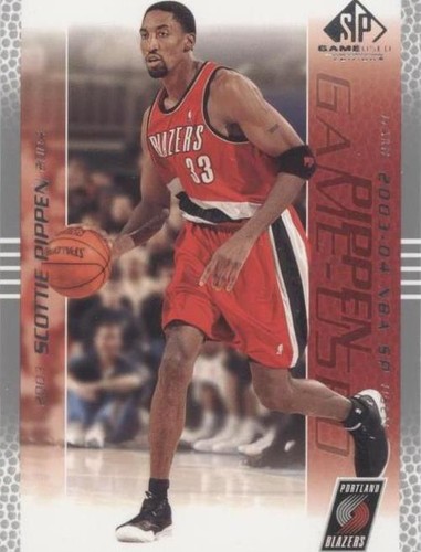 2003-04 SP Game Used - Scottie Pippen #75