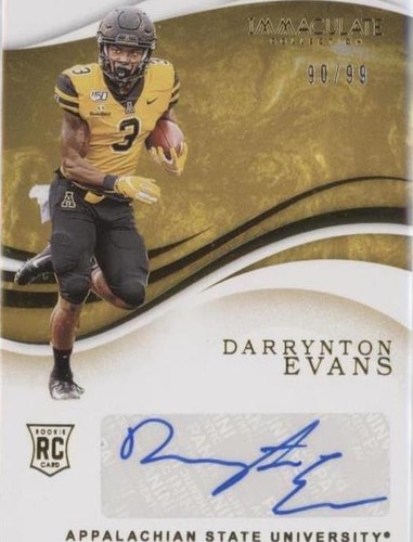 2020 Panini Immaculate Collection Collegiate Darrynton Evans #52