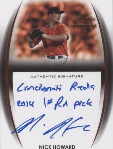 2014 Leaf Trinity - Nick Howard #A-NH1