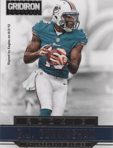 2012 Panini Gridiron B.J. Cunningham #205