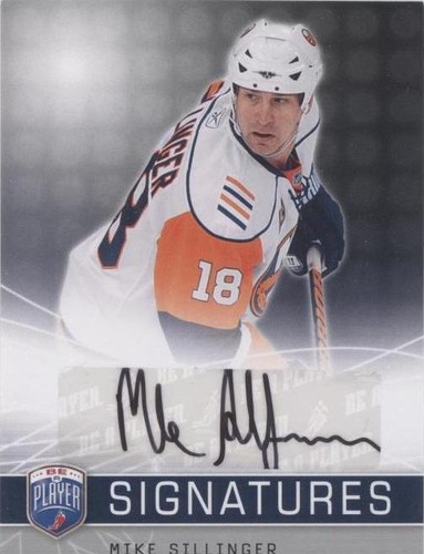 2008-09 Upper Deck Be a Player - Mike Sillinger #S-SI