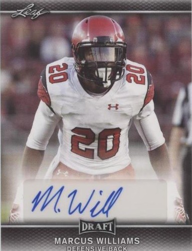 2017 Leaf Draft Marcus Williams #A-MW2