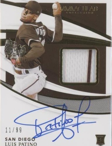 2021 Panini Immaculate Collection - Luis Patino #IMA-LP