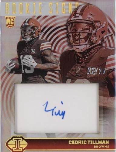 2023 Panini Illusions Cedric Tillman #RS-CTI