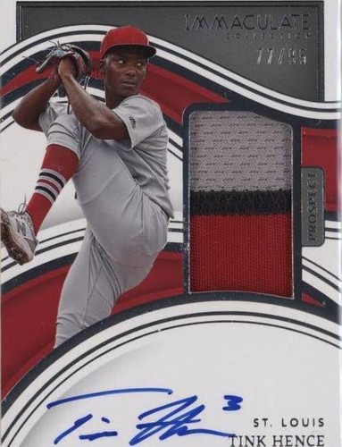 2023 Immaculate TINK HENCE Prospect Patch Auto RPA #76/99 ST