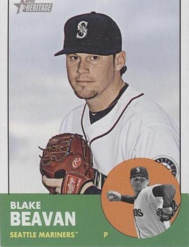 2012 Topps Heritage - Blake Beavan #381