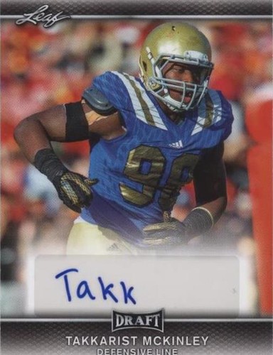 2017 Leaf Draft Takkarist McKinley #A-TM1