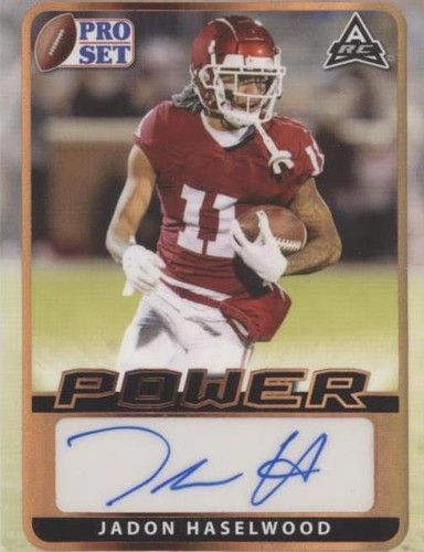 2021 Leaf Pro Set Power Jadon Haselwood #BA-JH1