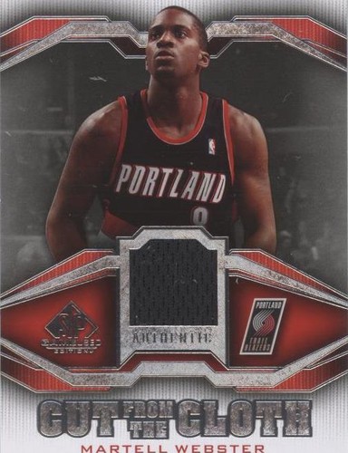 2007-08 SP Game Used - Martell Webster #CC-MW