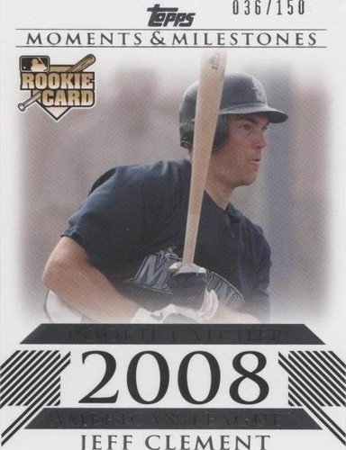 2008 Topps Moments & Milestones - Jeff Clement #158