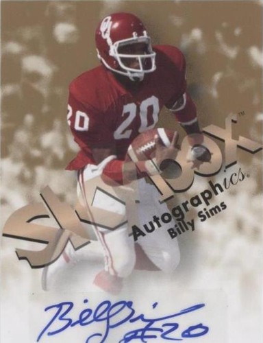 2012 Fleer Retro Billy Sims #98AU-SI