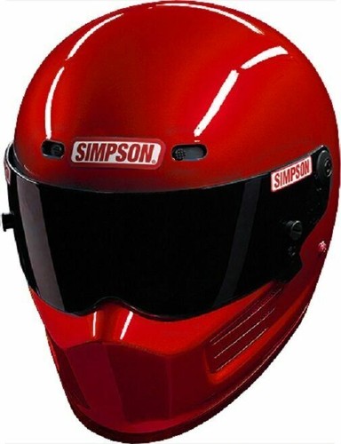 Simpson Super Bandit Helmet Snell Sa2020 Red Colour Msa M6