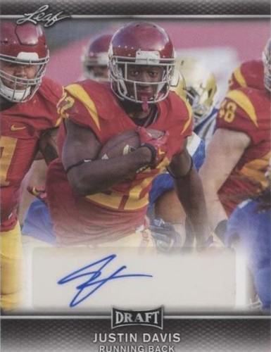 2017 Leaf Draft Justin Davis #A-JD3