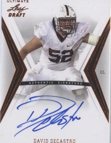 2012 Ultimate Leaf Draft David DeCastro #DDC