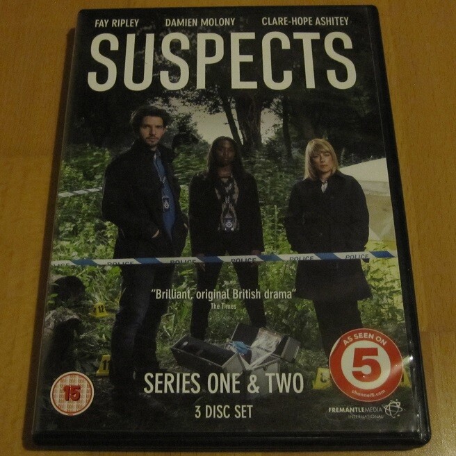 Suspects series 1 & 2 - Britische Krimiserie - 3 DVDs - auf Englisch