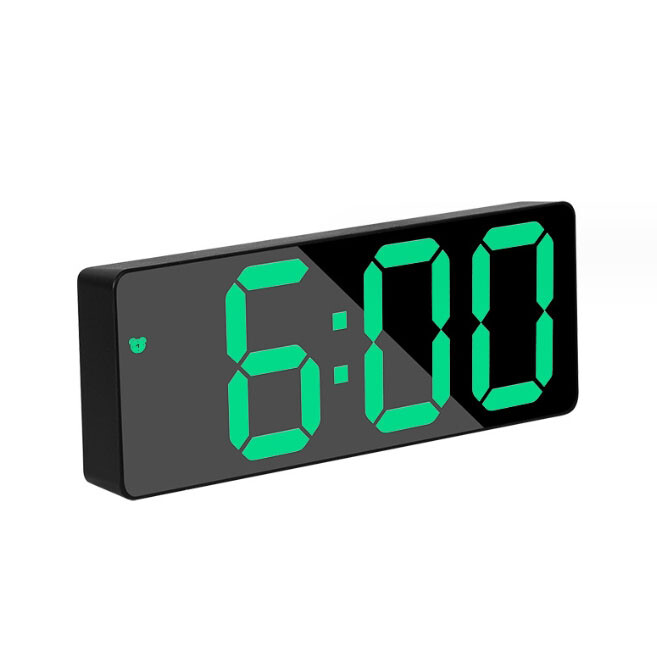 Digital LED Desk Alarm Clock Large 12/24H Display USB Snooze Temperature Mode US