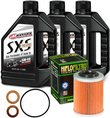 CFMOTO 5W-40 SXS Oil Change Kit ZFORCE/UFORCE Maxima Full Synthetic w/O-Ring,...