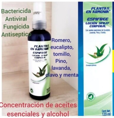 Esencia 120ml Aceite De Eucalipto, Lavanda, Pino Y Tomillo 120 ml