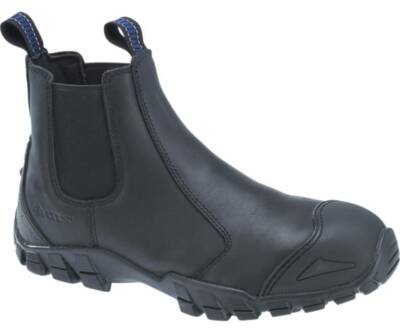 Bates Men's Strike Chelsea Comp Toe Slip-on Safety Toe Boot Black, Size 7 EW