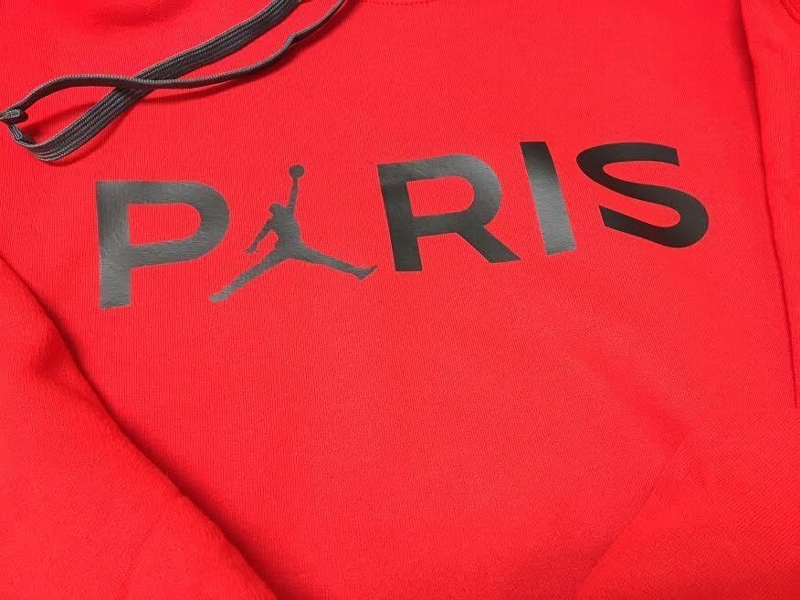 JORDAN JUMPMAN PARIS SAINT GERMAIN PSG Pullover Hoodie Sweatshirt Red SM-2XL