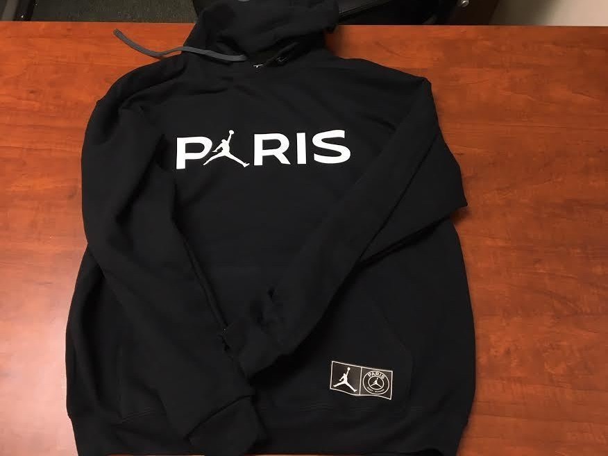 JORDAN JUMPMAN PARIS SAINT GERMAIN PSG Pullover Hoodie Sweatshirt Black SM-2XL