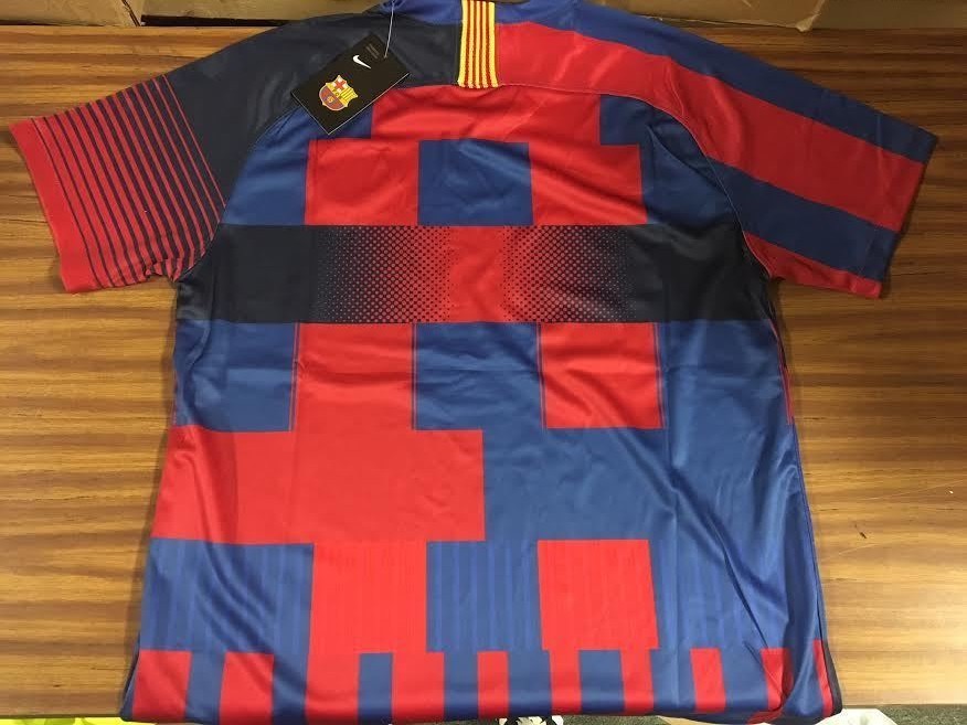 FC Barcelona 20th Anniversary Soccer Jersey (Blue/Red)