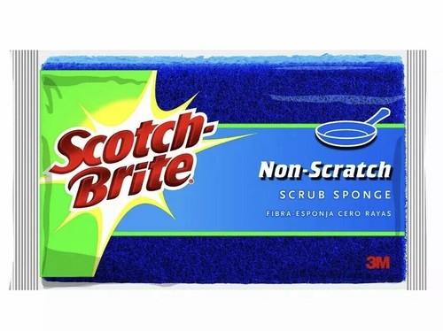 Scotch Brite Non Scratch Scrub Sponge Sponges Pads 21 pk for Non Stick Cookware