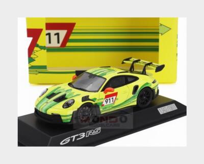 Spark 1:43 Porsche 911 (992) S/T bahama 黄色 WAP0203130R0ST