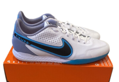 Size 12 - Nike React Tiempo Legend 9 Pro IC Baltic Blue DA1183-146 Indoor Men