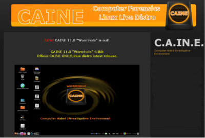 C.A.I.N.E. Bootable Forensic Operating System on 8GB to 2TB or DVD/Blu-ray 